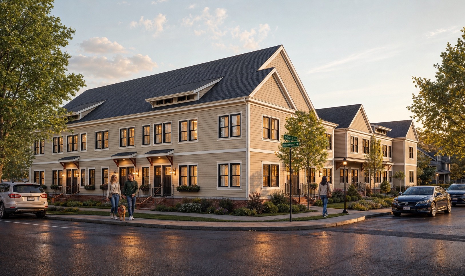 Multi-Family Development — Exterior Rendering