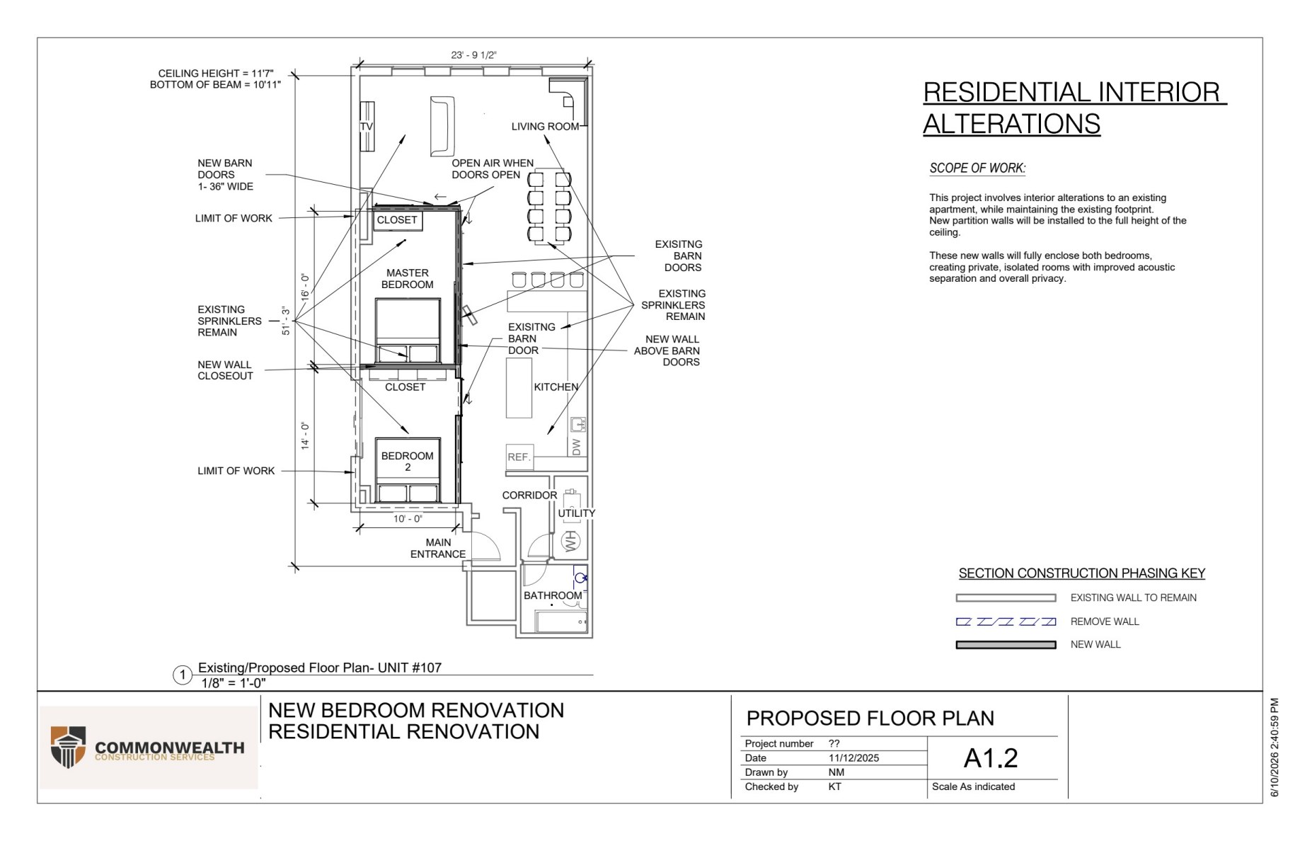 Sheet 3 — Proposed Floor Plan